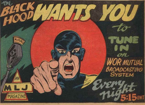 Top Notch Comics 9 - Black Hood's Rare First Appearance
