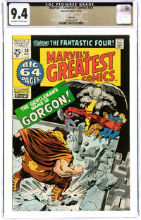 Marvel's Greatest Comics 33 CGC 9.4 Oakland Pedigree