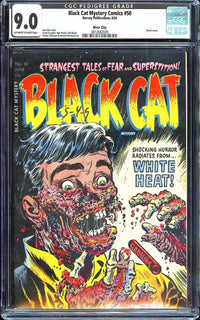 BLACK CAT MYSTERY COMICS 50 CGC 9.0 RIVER CITY PEDIGREE