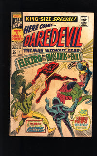 1967 Daredevil King Size Special 1 FN-  1st appearance of Emissaries of Evil