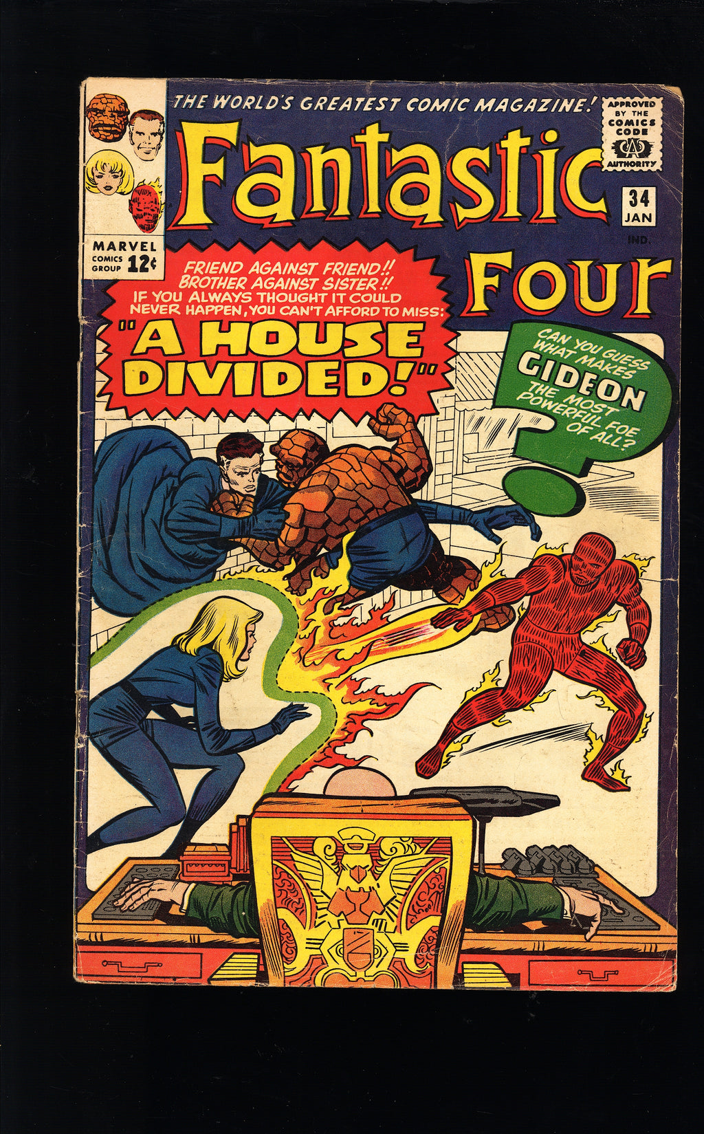 1965 Fantastic Four 34, 37, 40 LOT