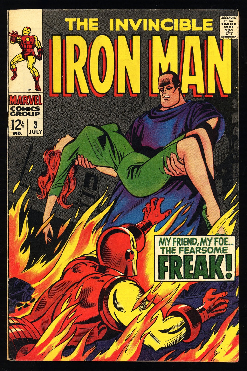 1968 The Invincible Iron Man 3 VF-