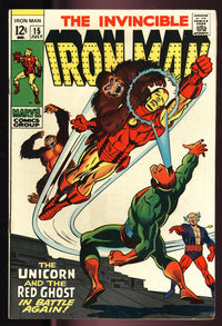 1969 The Invincible Iron Man 15 VF-