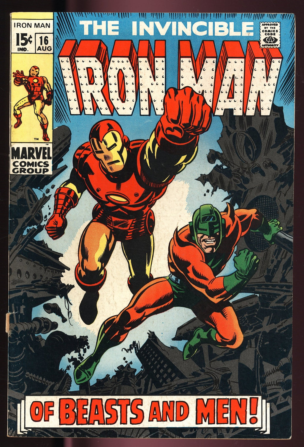 1969 The Invincible Iron Man 16 VG