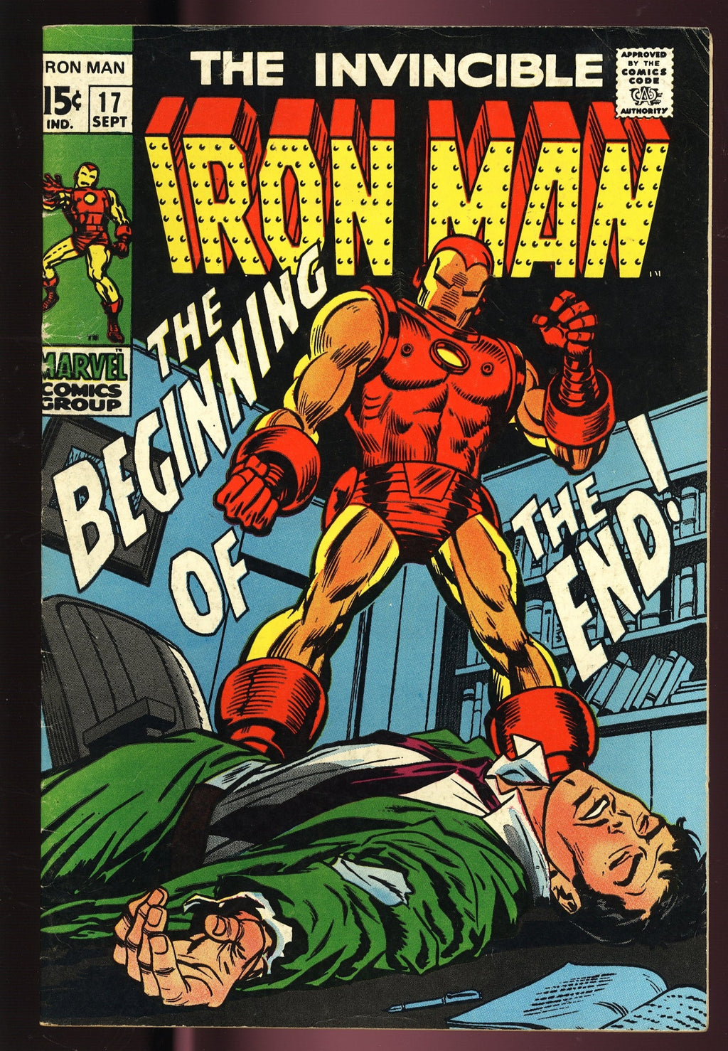 1969 The Invincible Iron Man 17 FN