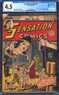 Sensation Comics 29 CGC 4.5