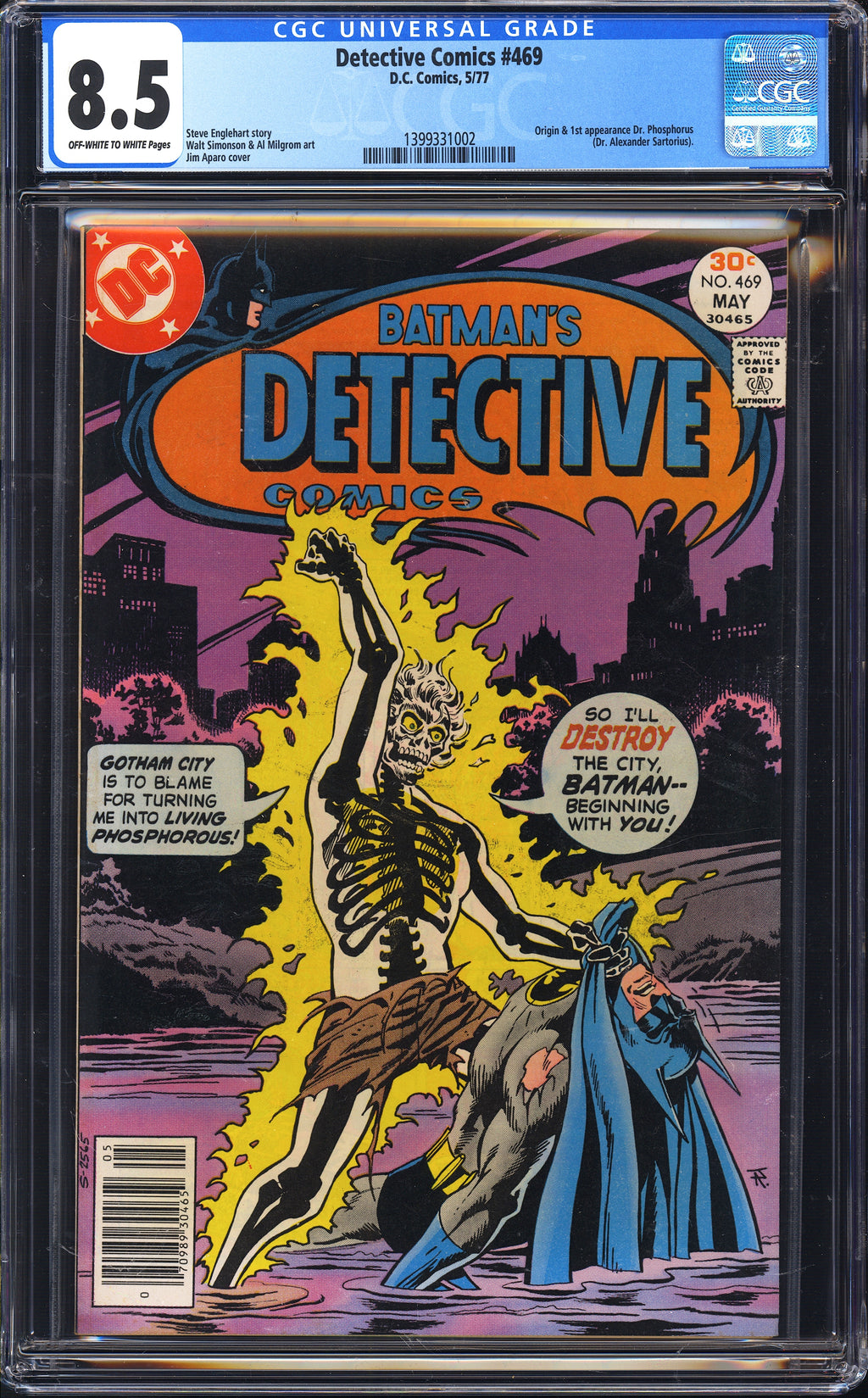 Detective Comics 469 CGC 8.5