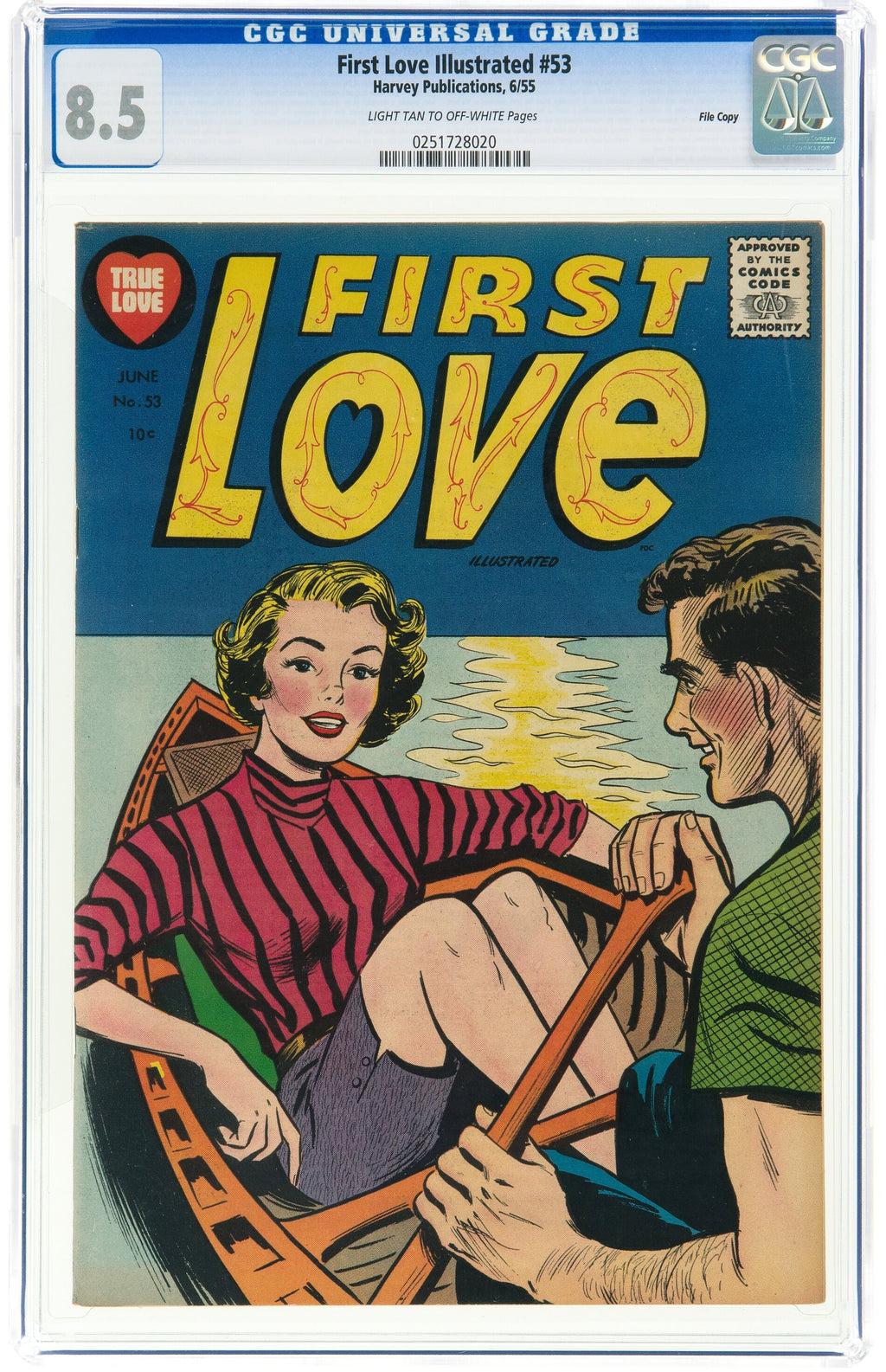 First Love Illustrated 53 File Copy CGC 8.5