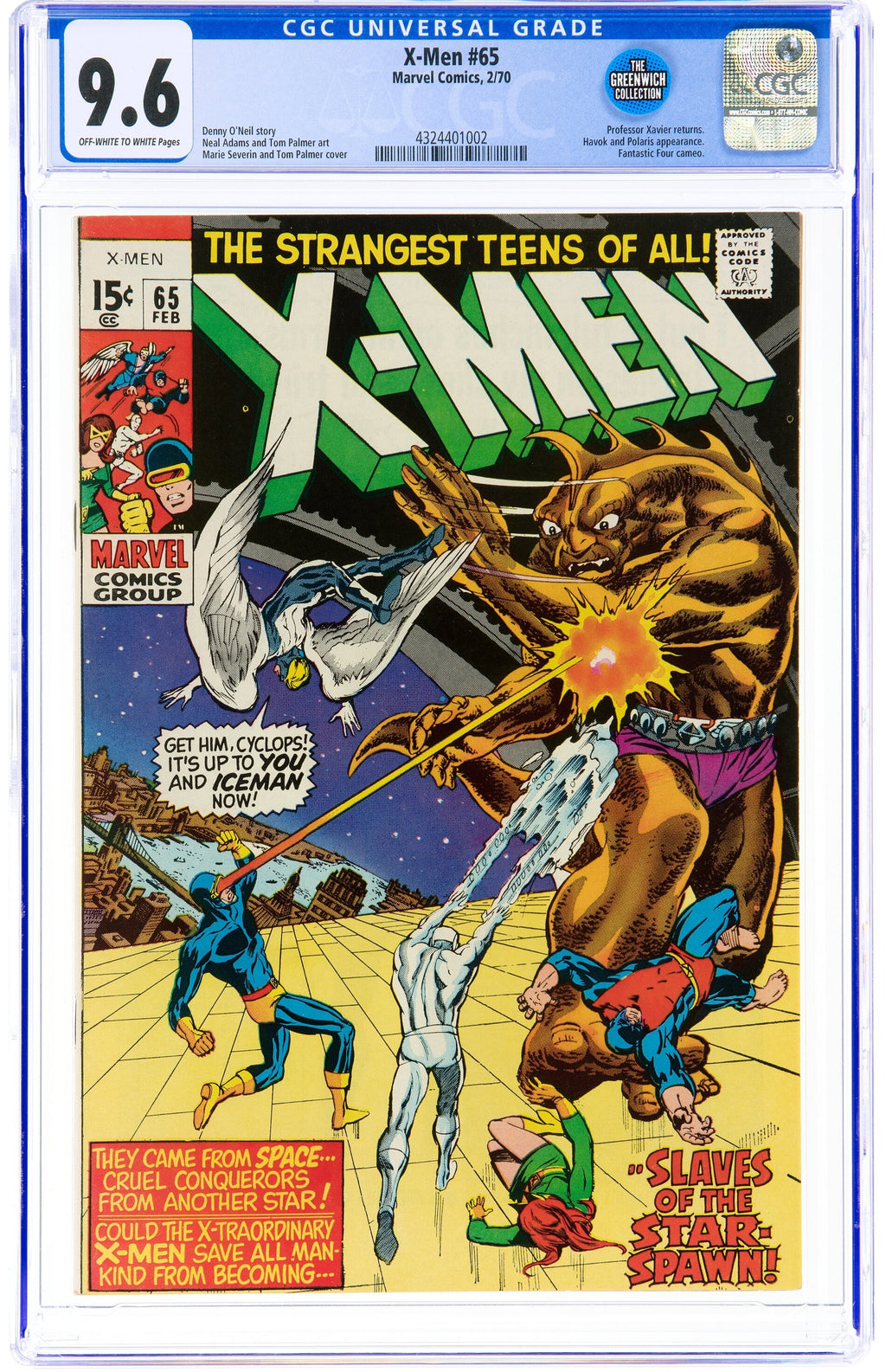 X-Men 65 CGC 9.6