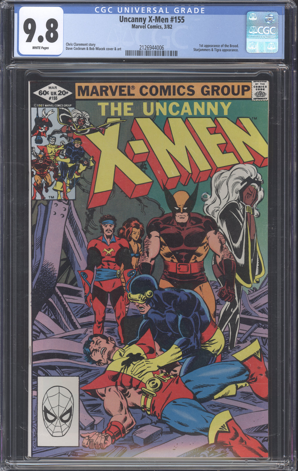 Uncanny X-Men 155 CGC 9.8
