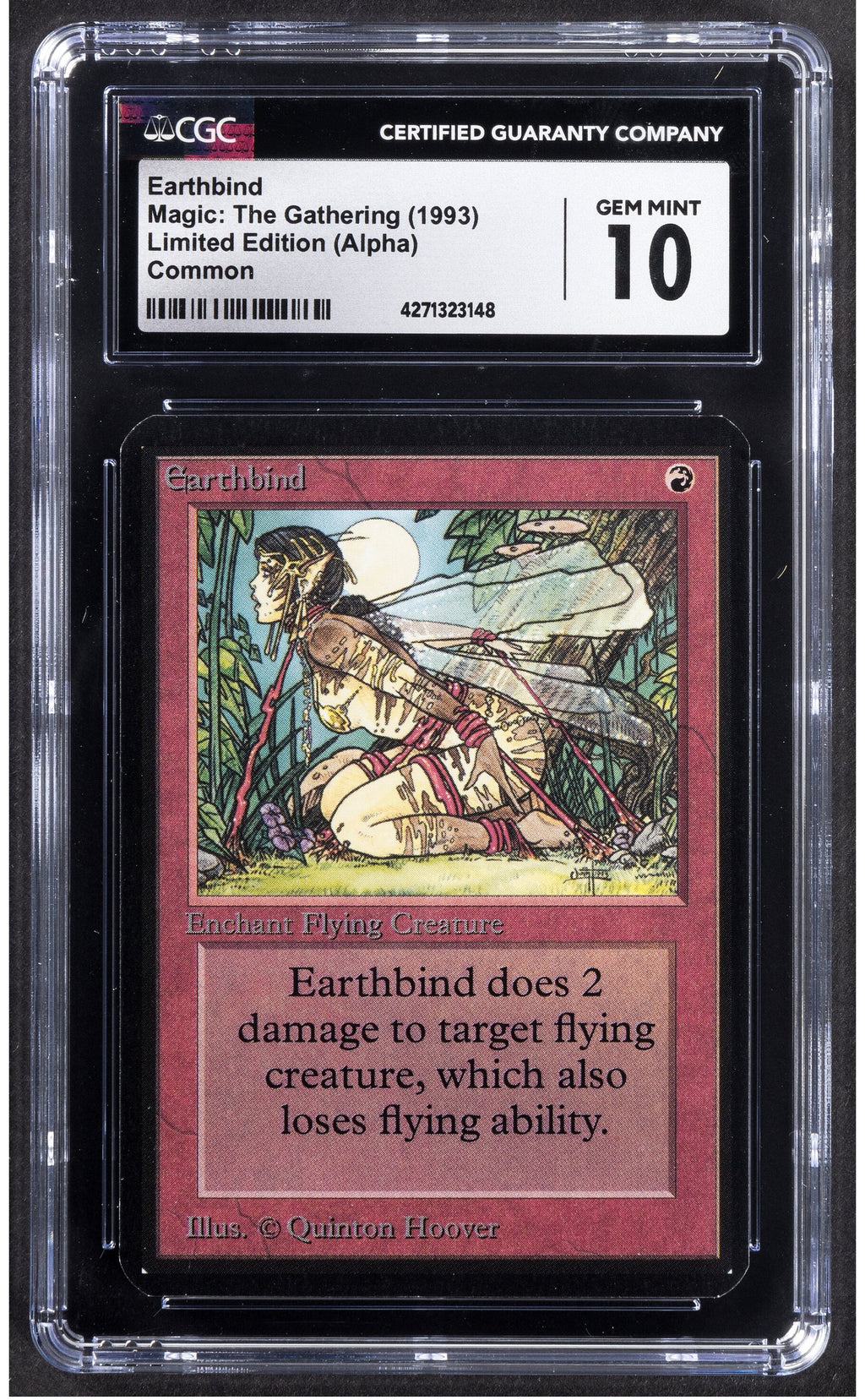 1993 Earthbind Magic: The Gathering Limited Edition (Alpha) Common CGC 10