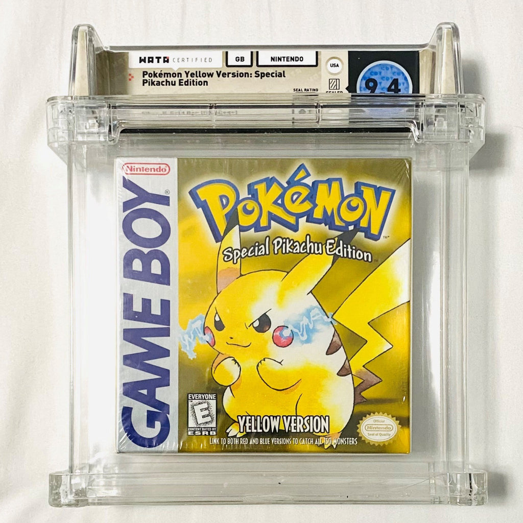 Pokemon Yellow Early Version WATA 9.4 A+ SEALED 1999