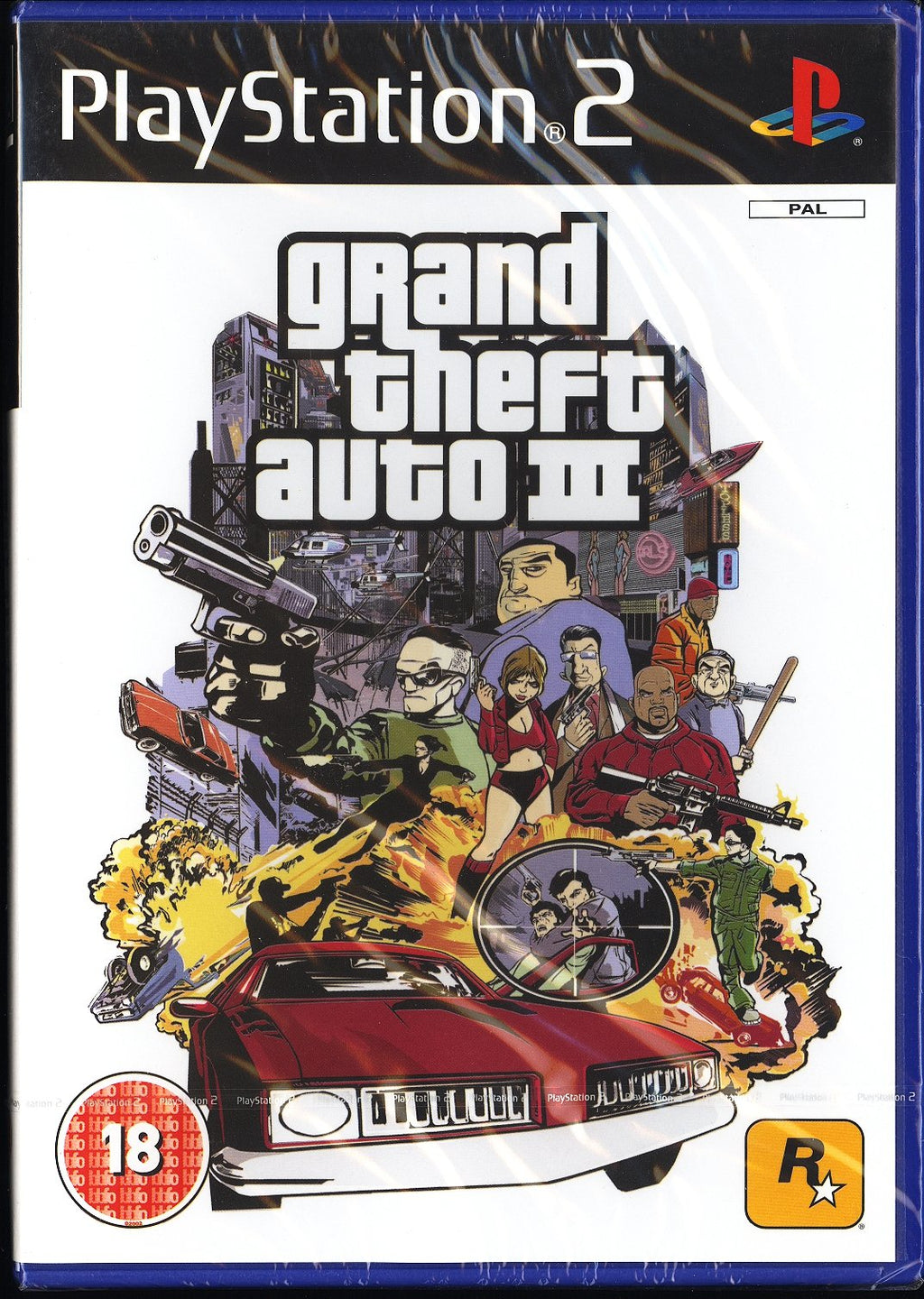 Grand Theft Auto III (Playstation 2, 2001) SEALED PAL