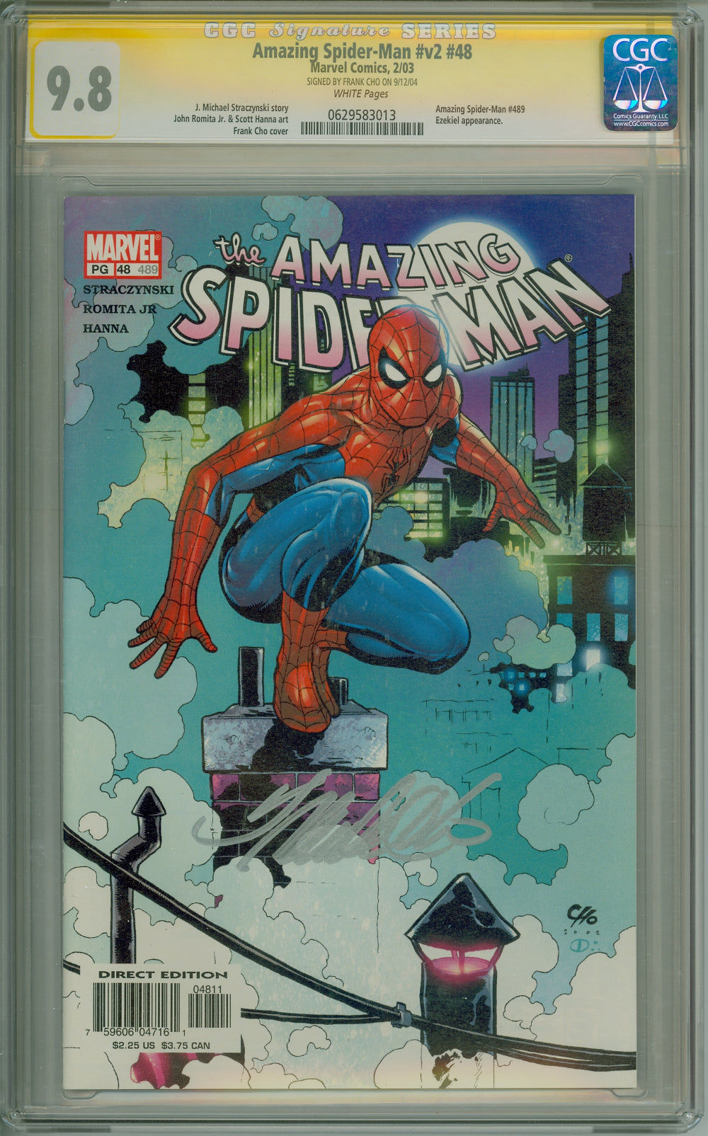 Amazing Spider-Man #v3 #48 (489) CGC 9.8 SS  Frank Cho