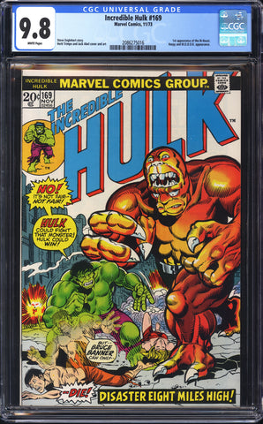 Incredible Hulk 169 CGC 9.8