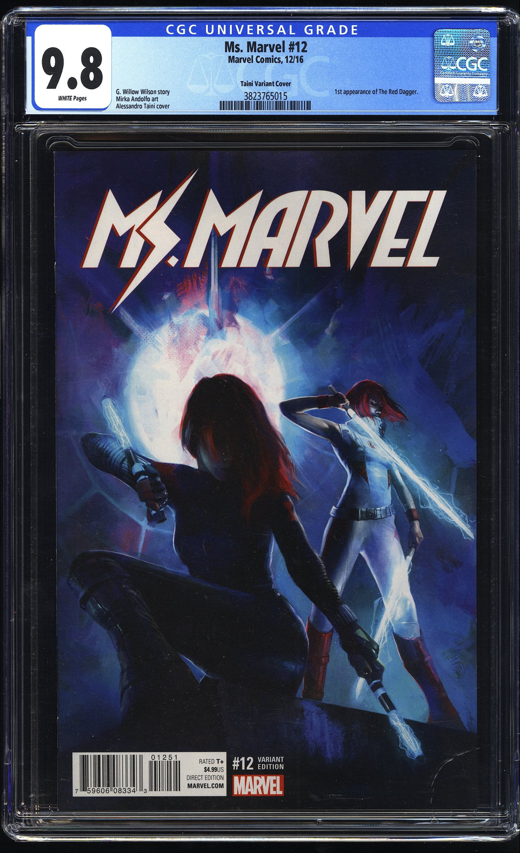 Ms. Marvel 12 CGC 9.8 Taini Variant