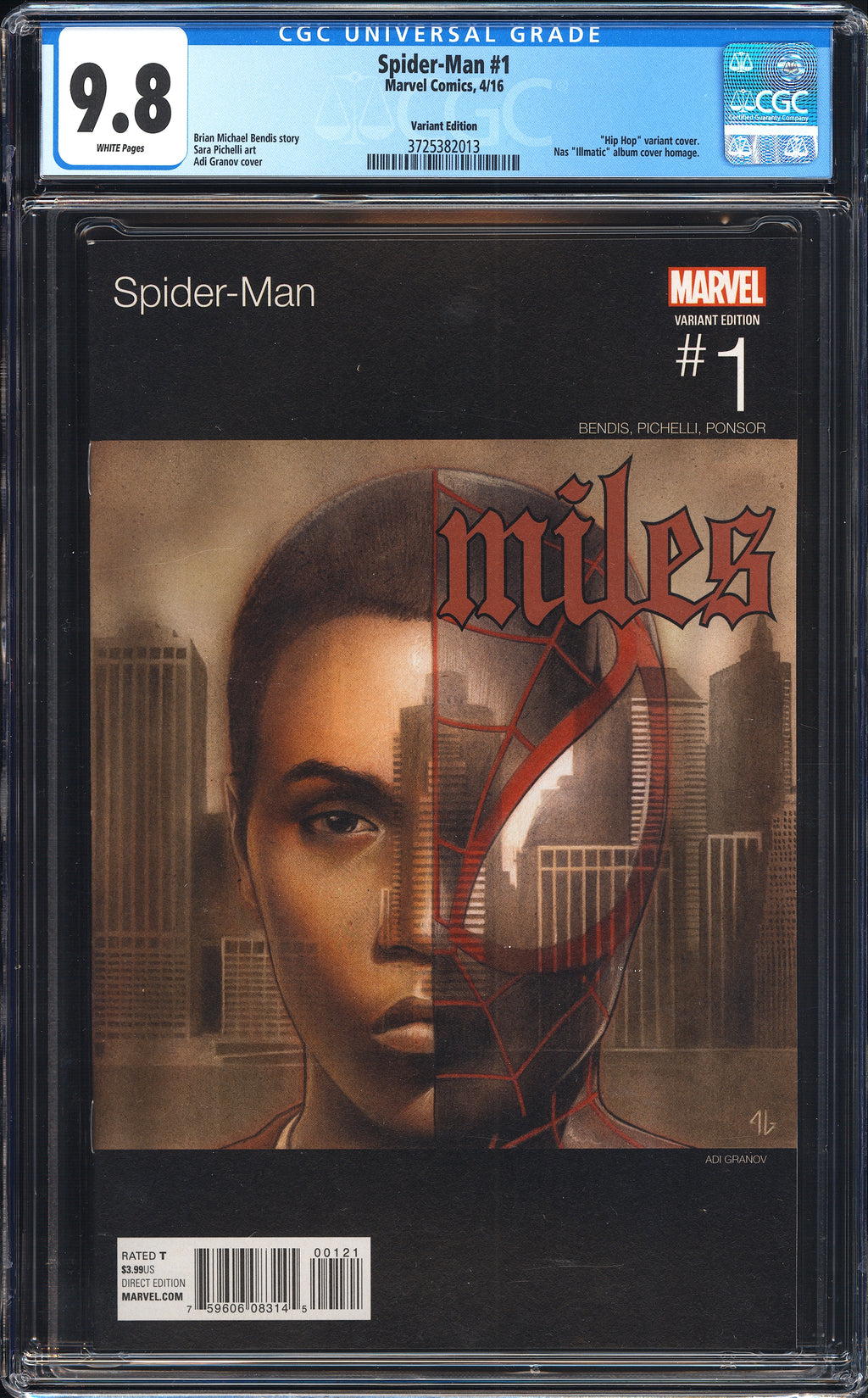 Spider-Man 1 CGC 9.8 VARIANT COVER