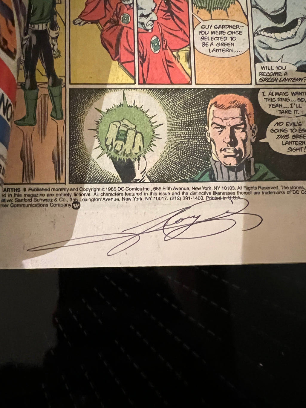 Crisis on Infinite Earths 9 9.8 SIGNED George Perez on 1st PG