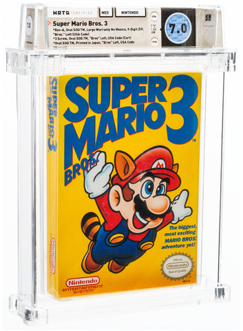 Super Mario Bros 3 - Wata 7.0 Rev-A Nintendo 1990 CIB (Complete in Box)