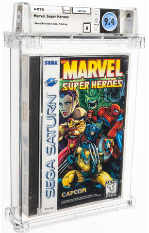 Marvel Super Heroes - Wata 9.4 B Sealed, Saturn Capcom 1997