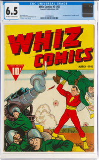 Whiz Comics 3 (#2) CGC 6.5
