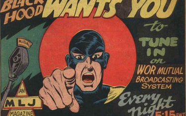Top Notch Comics 9 - Black Hood's Rare First Appearance