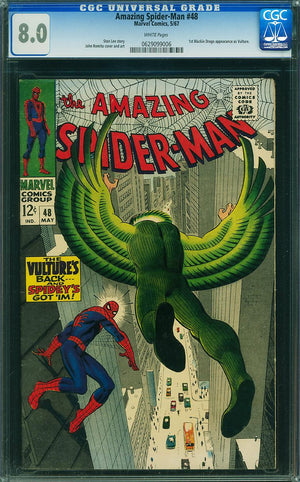 Amazing Spider-Man 48 CGC 8.0 White Pages