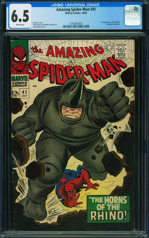 Amazing Spider-Man 41 CGC 6.5 WHITE PAGES