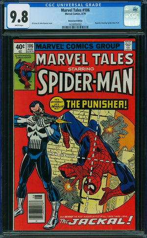 MARVEL TALES 106 CGC 9.8 NEWSSTAND