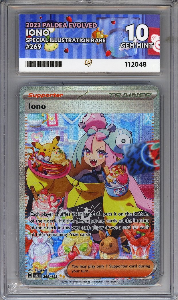 2023 Paldea Evolved Iono Special Illustration Rare 269/193 ACE 10