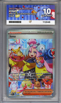 2023 Paldea Evolved Iono Special Illustration Rare 269/193 ACE 10