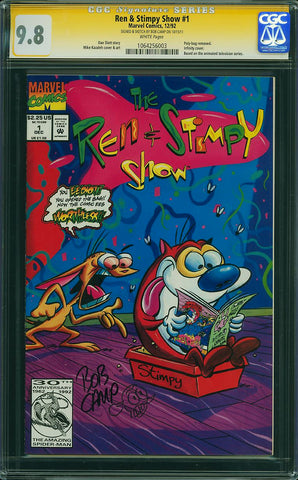 Ren & Stimpy 1 CGC 9.8 SS SKETCH BOB CAMP