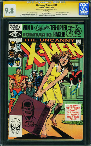 Uncanny X-Men 151 CGC 9.8 SS SKETCH Joe Rubenstein