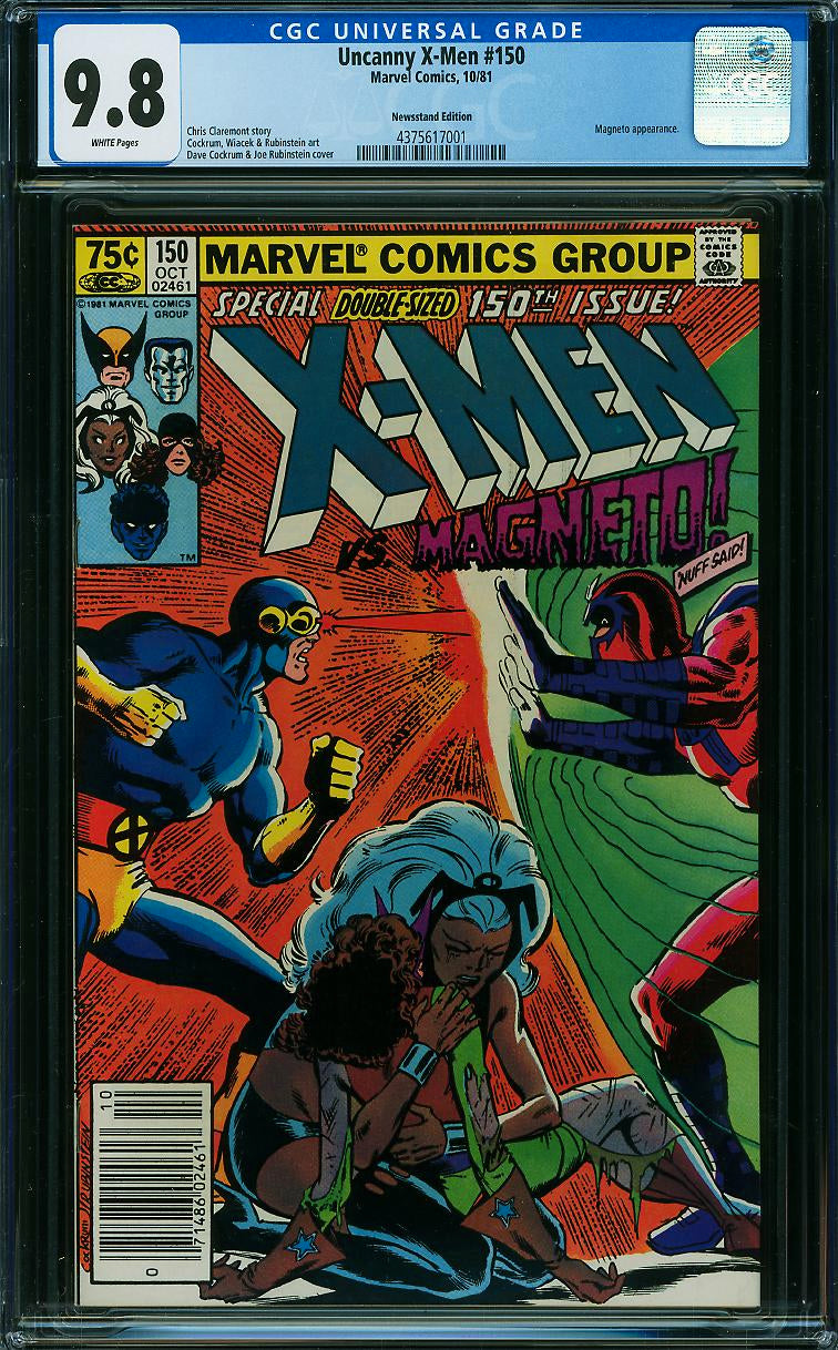 Uncanny X-Men 150 CGC 9.8 NEWSSTAND