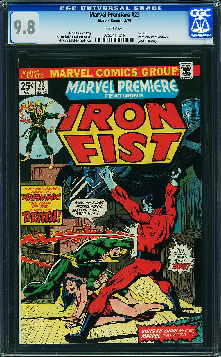 Marvel Premiere 23 CGC 9.8 WHITE PAGES