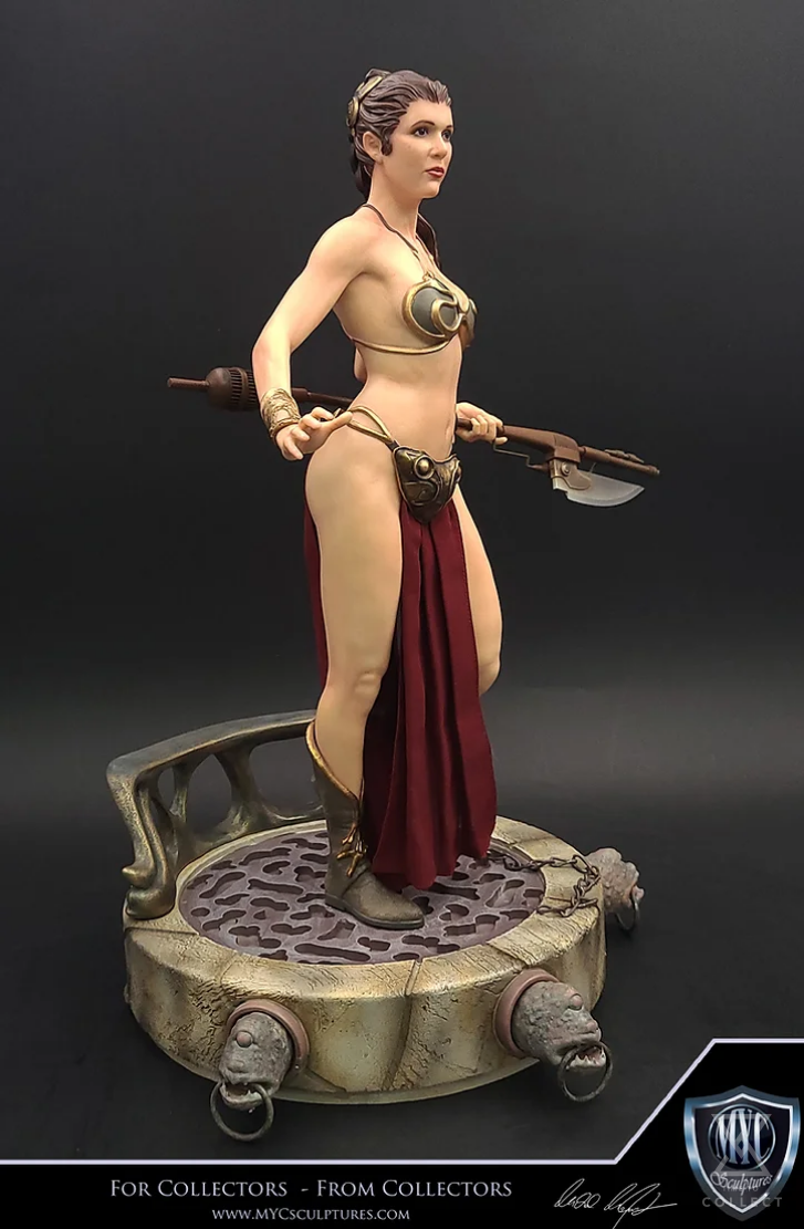 NEW Princess Leia – Slave 1/4 Scale Statue MYC Sculptures STAR WARS SIDESHOW