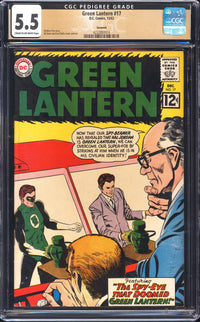 Green Lantern 17 CGC 5.5 Savannah Pedigree