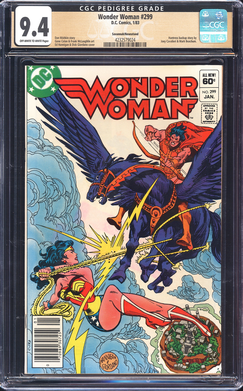 Wonder Woman 299 CGC 9.4 Savannah/Newsstand