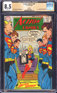 Action Comics 366 CGC 8.5 Savannah Pedigree