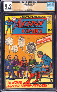 Action Comics 386 CGC 9.2 Savannah Pedigree