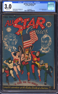 All Star Comics 22 CGC 3.0