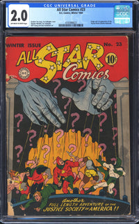 All Star Comics 23 CGC 2.0