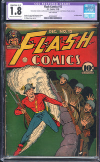 Flash Comics 12 CGC 1.8