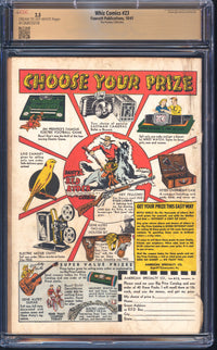 Whiz Comics 23 CGC 2.5 The Promise Collection