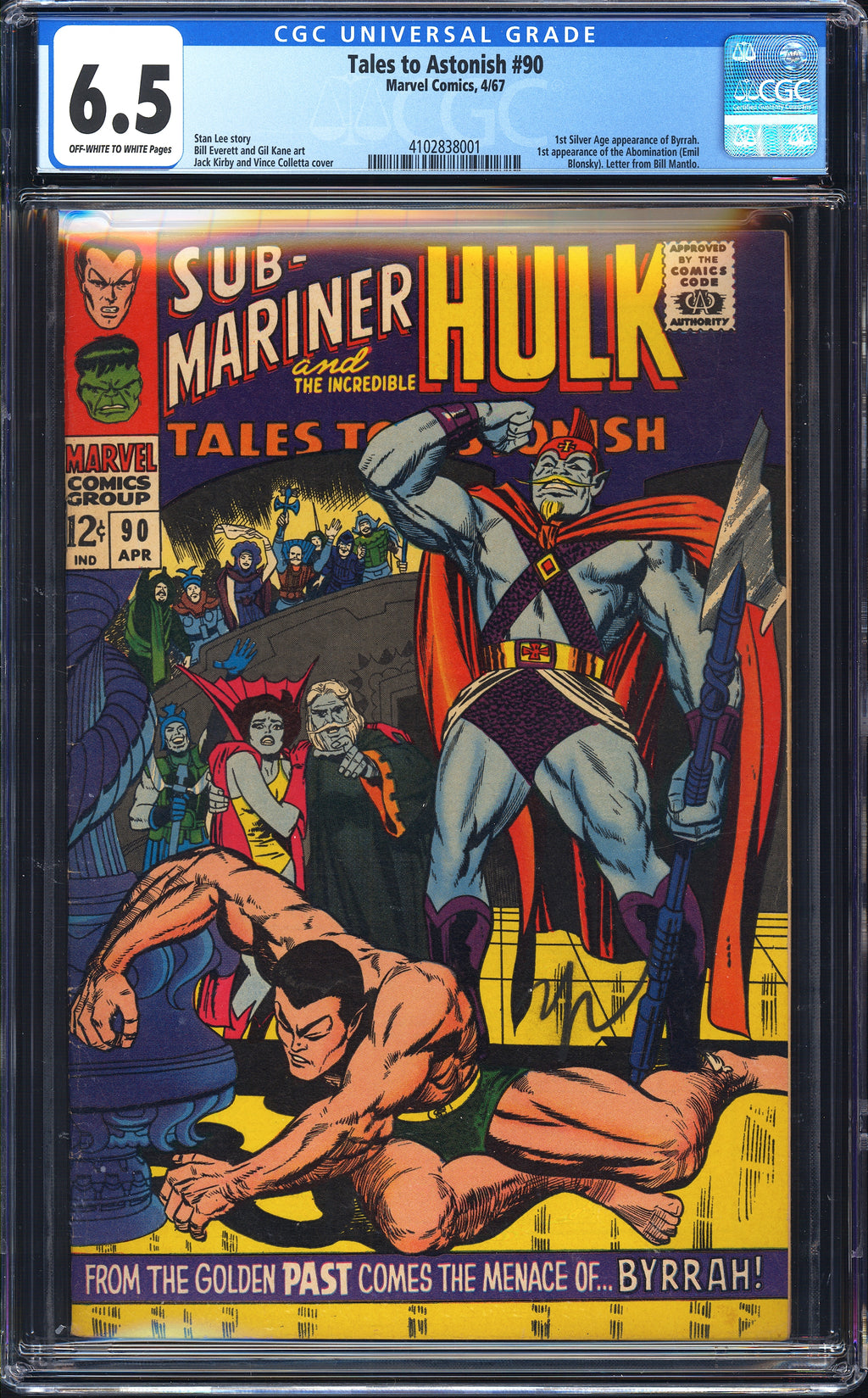 Tales to Astonish 90 CGC 6.5