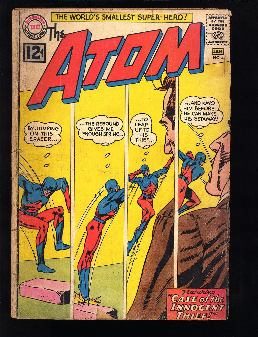 1962 The Atom 4, 12, 22 38, 39 MID GRADE LOT