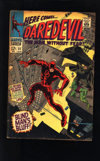 1967 1968 Daredevil 31, 32, 33, 34, 35, 53 FN- LOT ORIGIN RETOLD