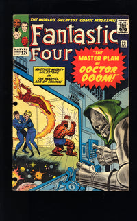 1964 Fantastic Four 23, 27 LOWER GRADE LOT SILVER AGE DOOM DR STRANGE APP