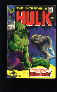 1968 The Incredible Hulk 104, 105, 106, 107, 108 MID GRADE LOT