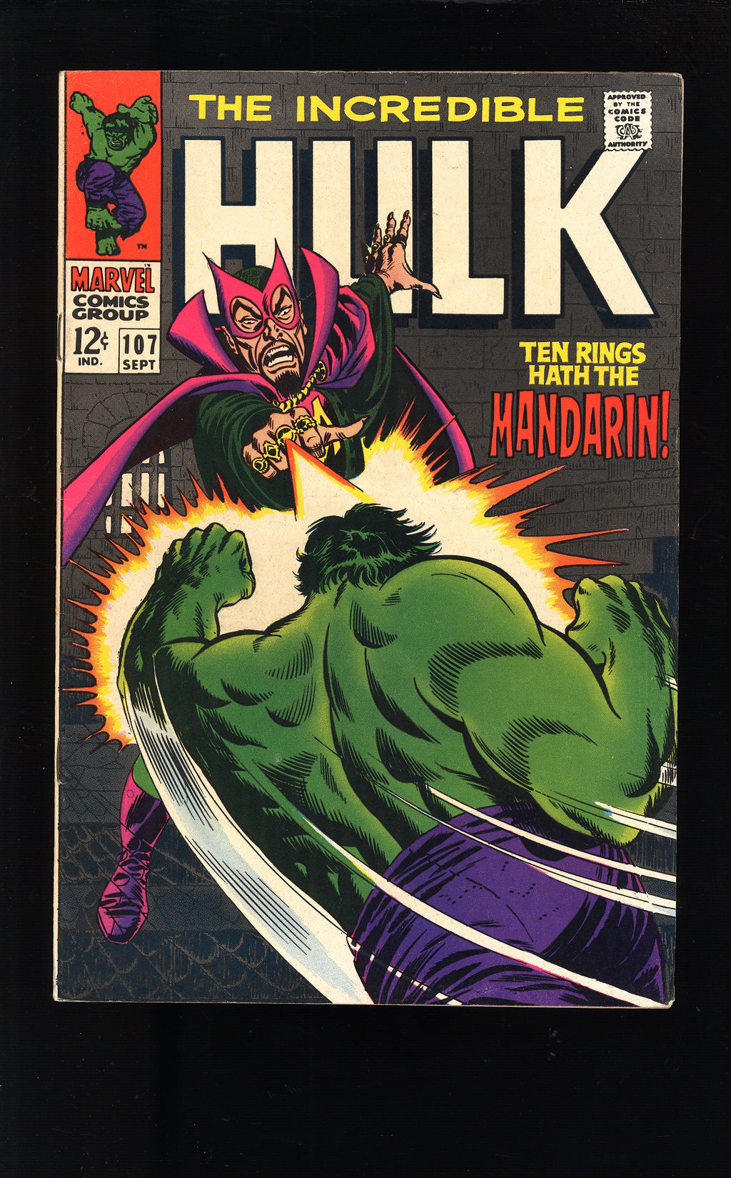 1968 The Incredible Hulk 104, 105, 106, 107, 108 MID GRADE LOT